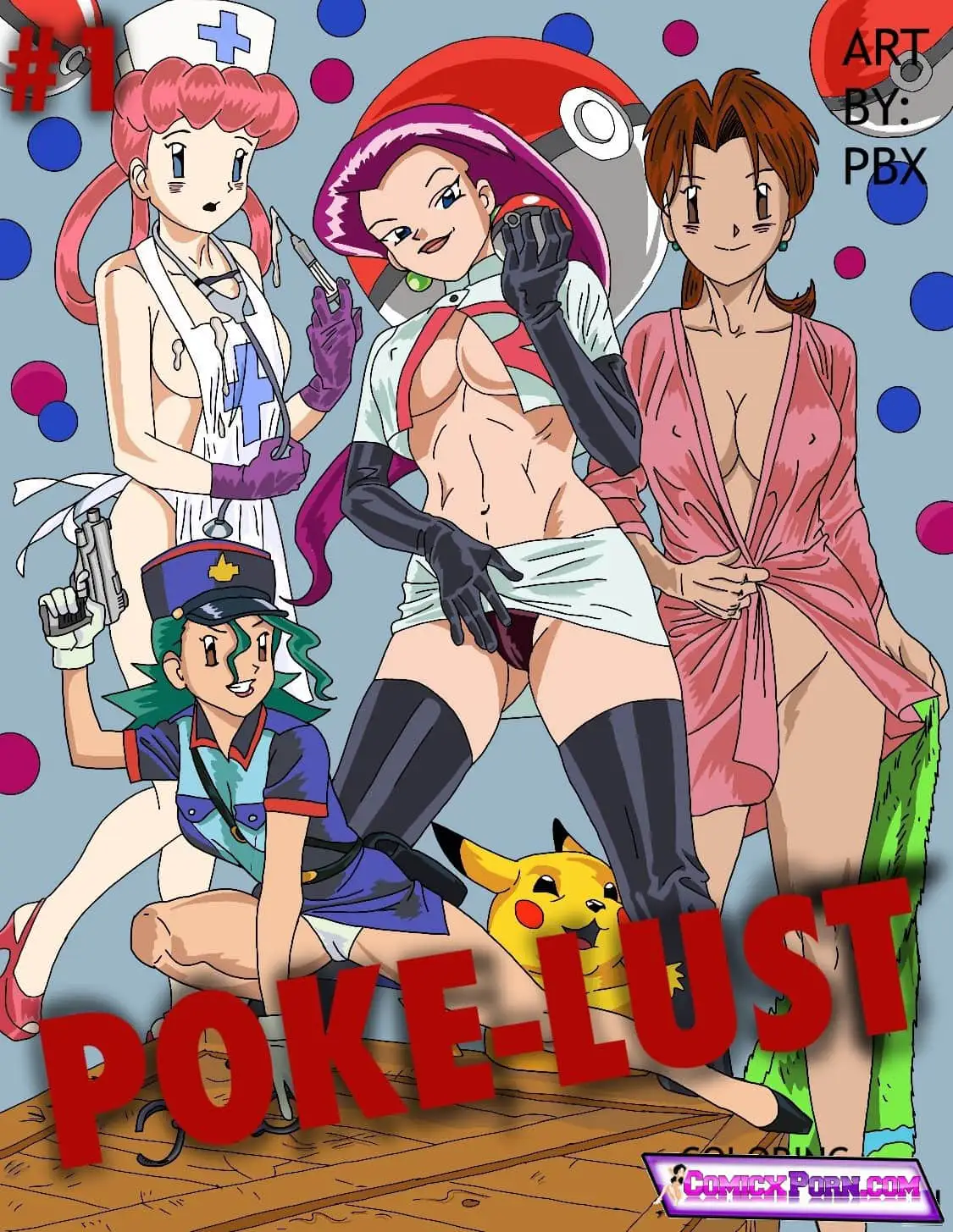 zorritas de Dragon Ball y Pokemon listas para follar