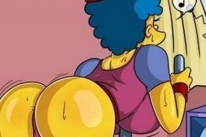 Marge Simpson se la folla a pleno ejercicios