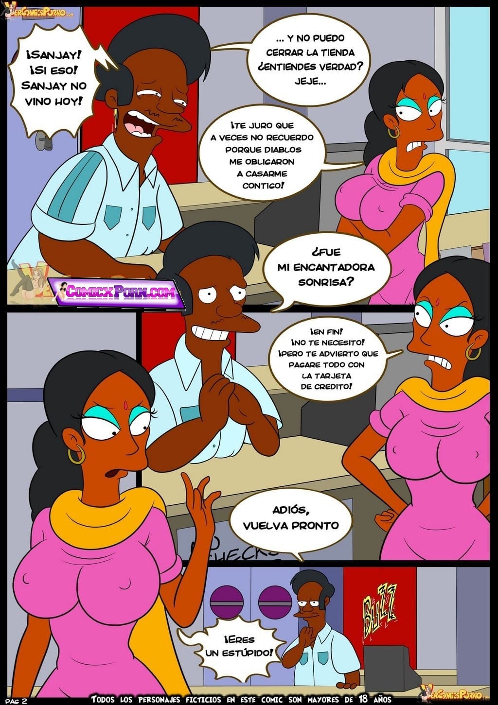 Comic porno los simpson