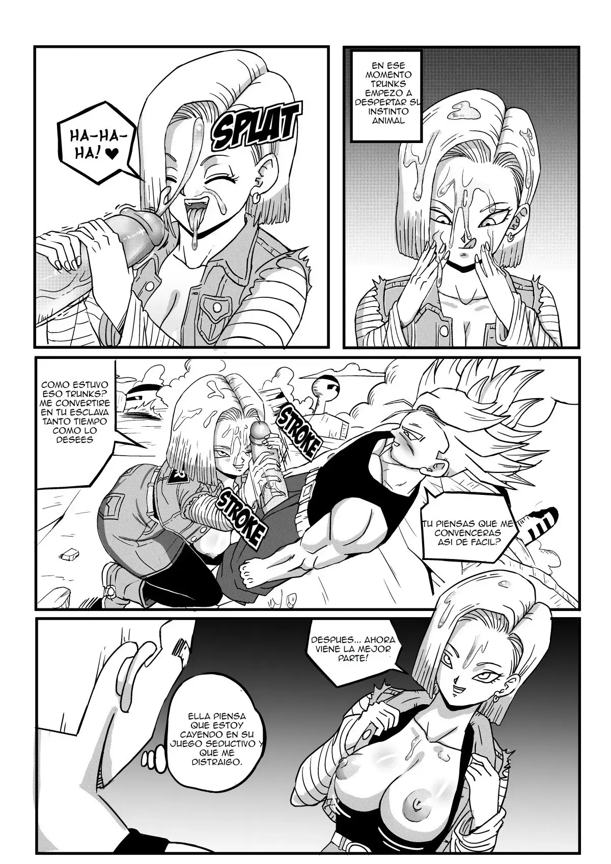 Android 18 Stays in the Future Pink Pawg 06
