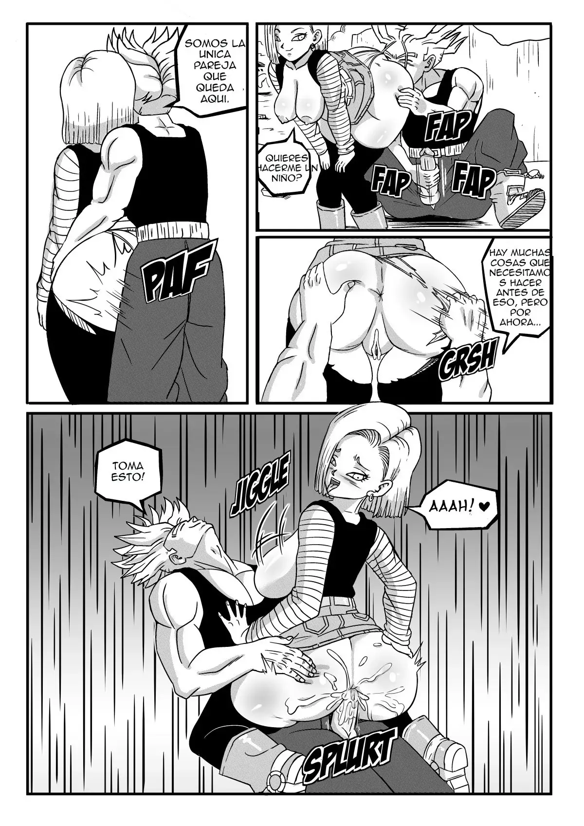 Android 18 Stays in the Future Pink Pawg 11
