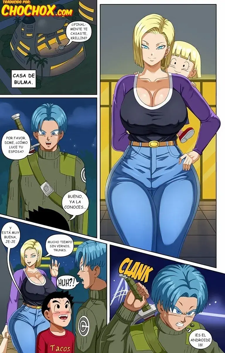 Android 18 and Trunks PinkPawg 01