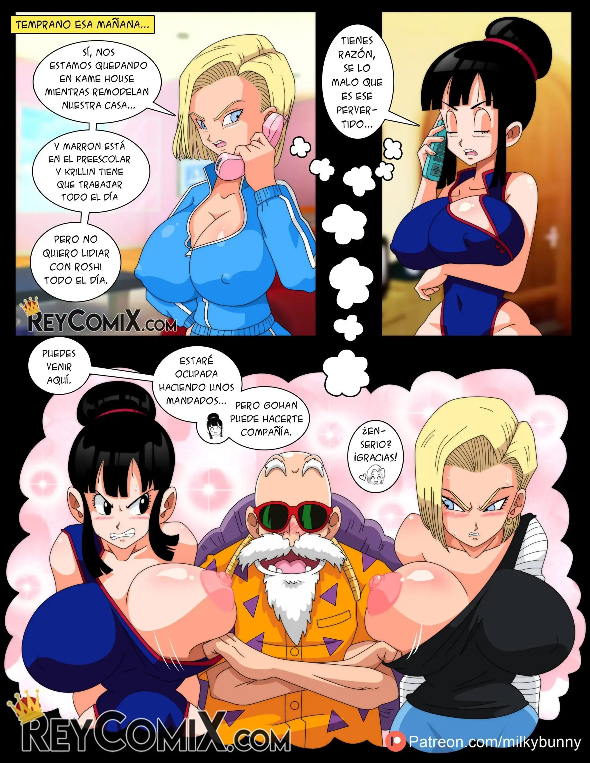 Las Chambeadoll Z La Conquista de Gohan Milky Bunny 05