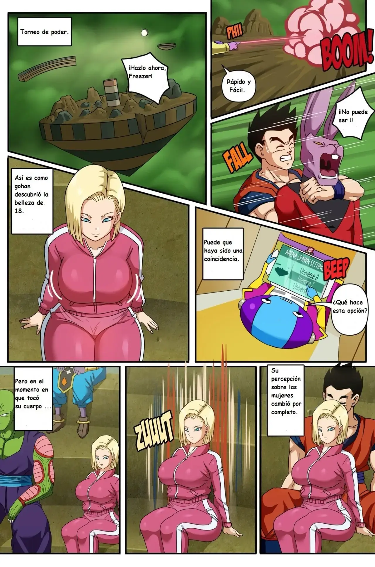 android 18 y gohan2 2