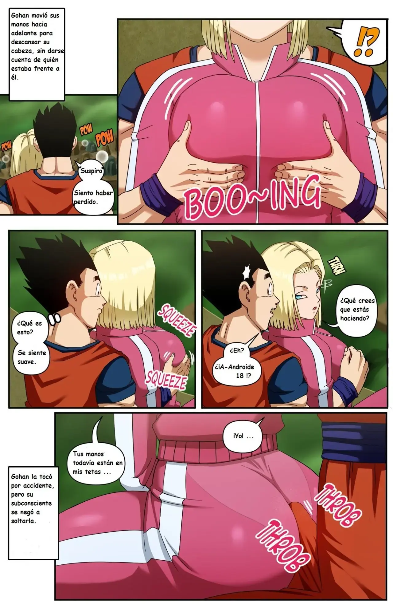 android 18 y gohan2 3