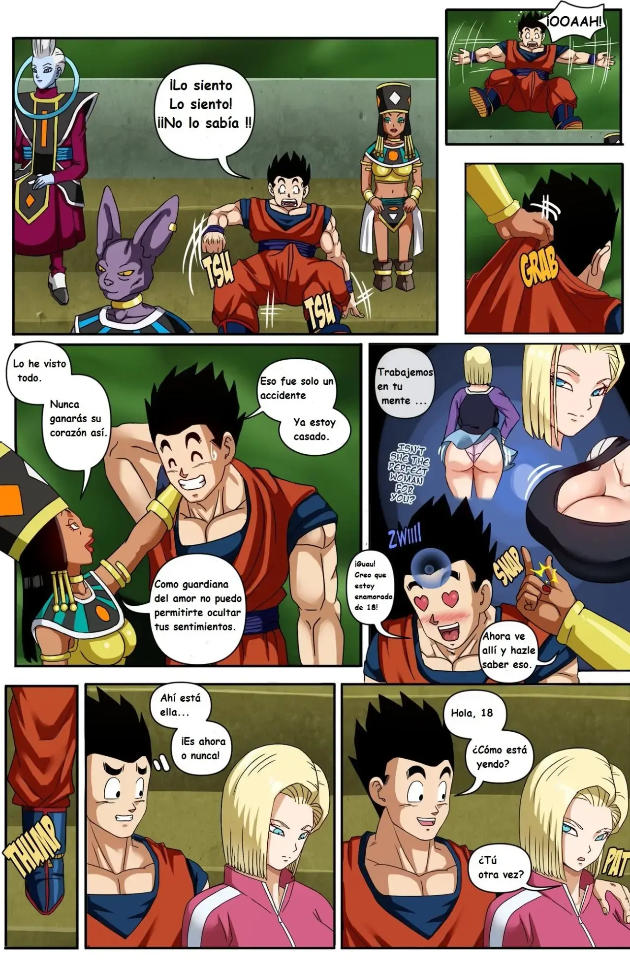 android 18 y gohan2 4