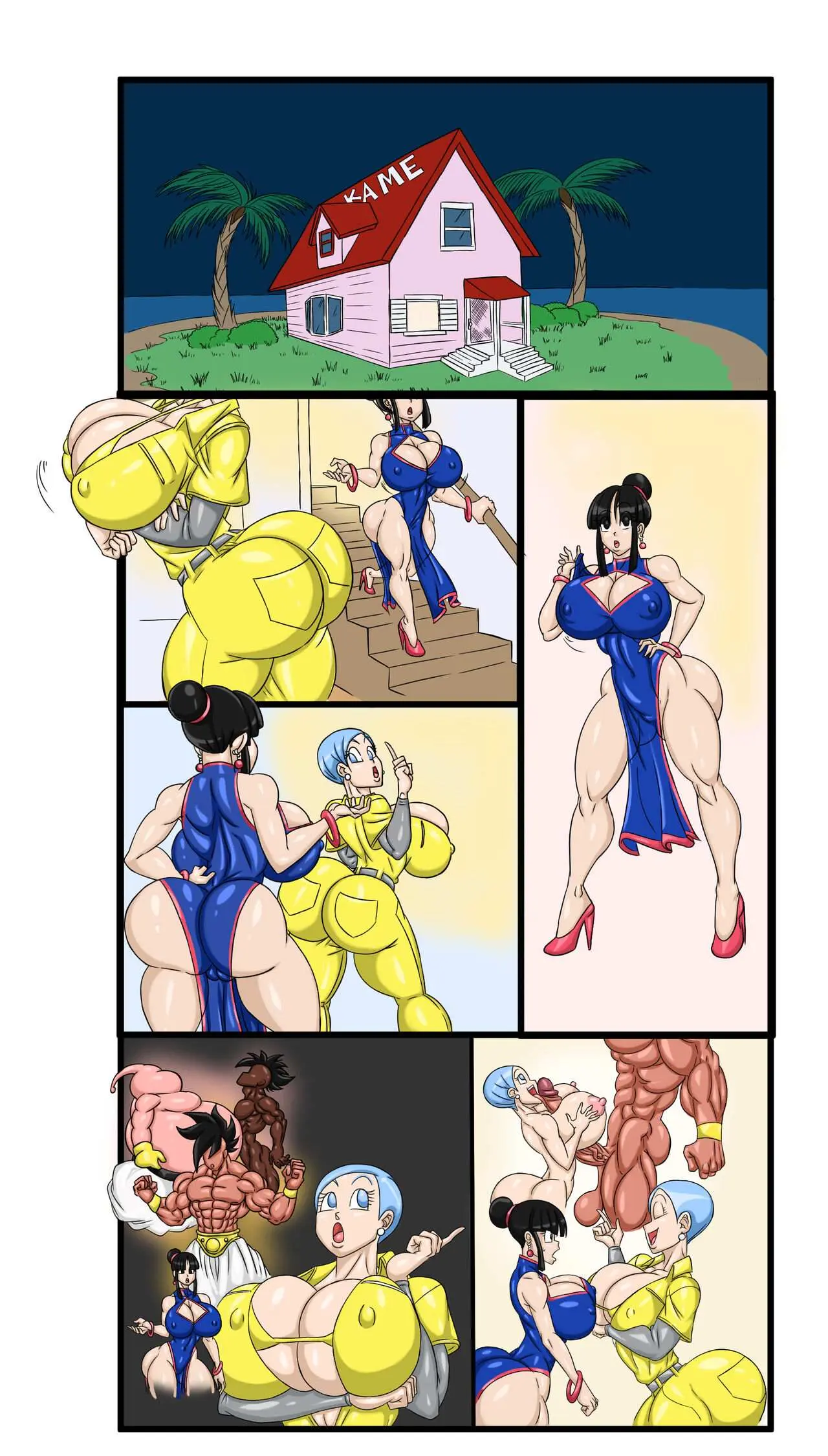 Bulma And Chichi Tag Team
