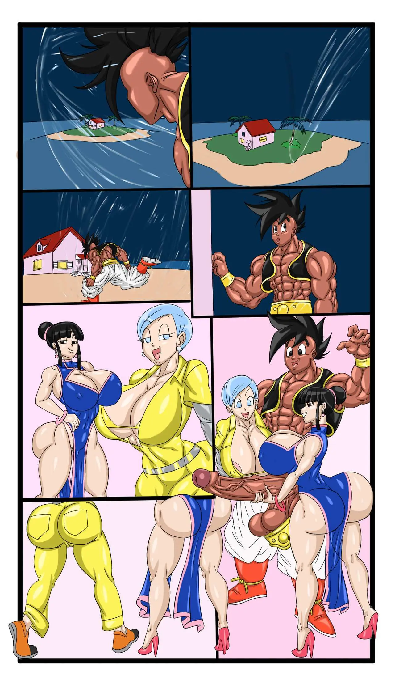 bulma and chichi tag team – sol1sun 1