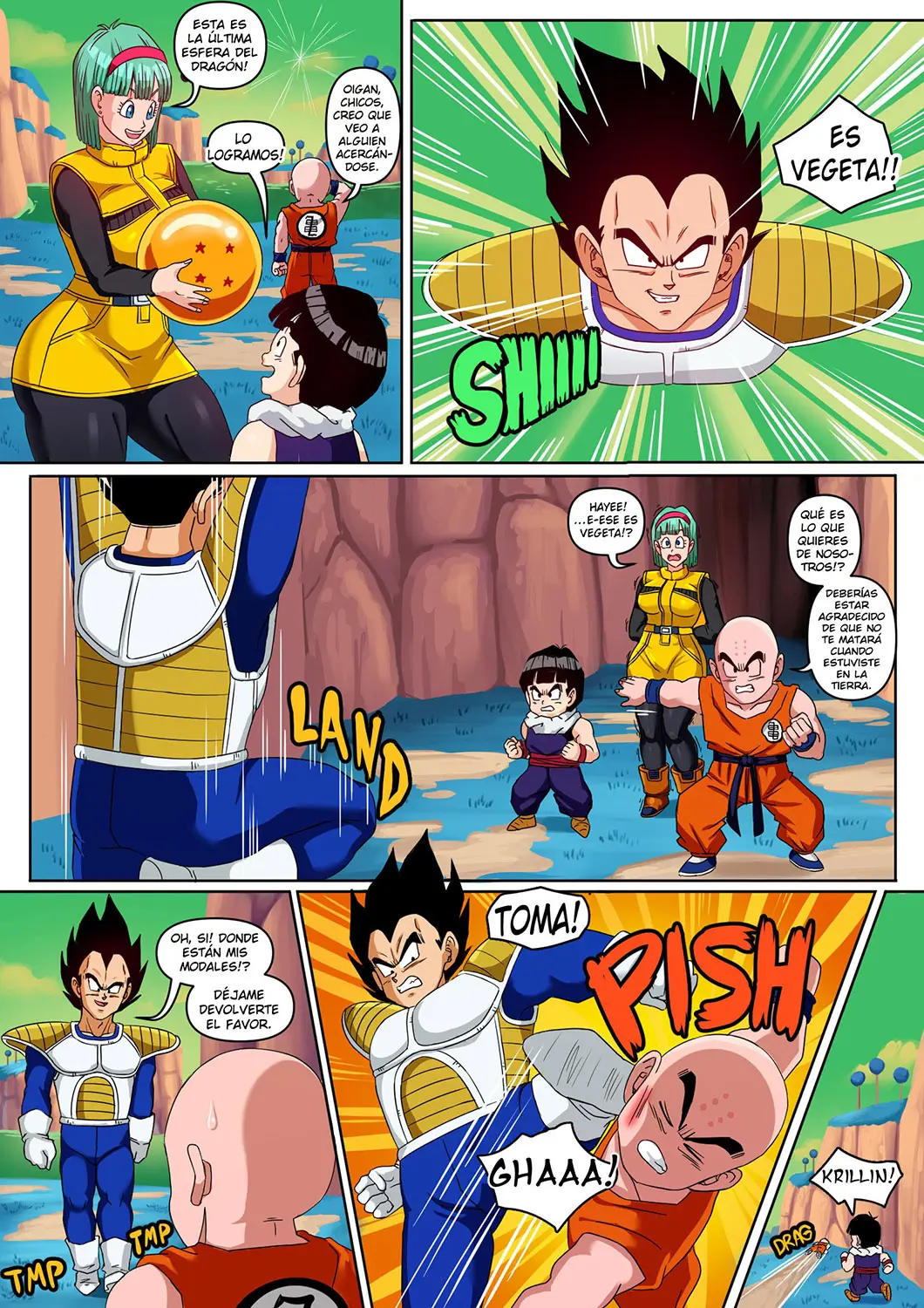 bulma y vegeta pink pawg 1