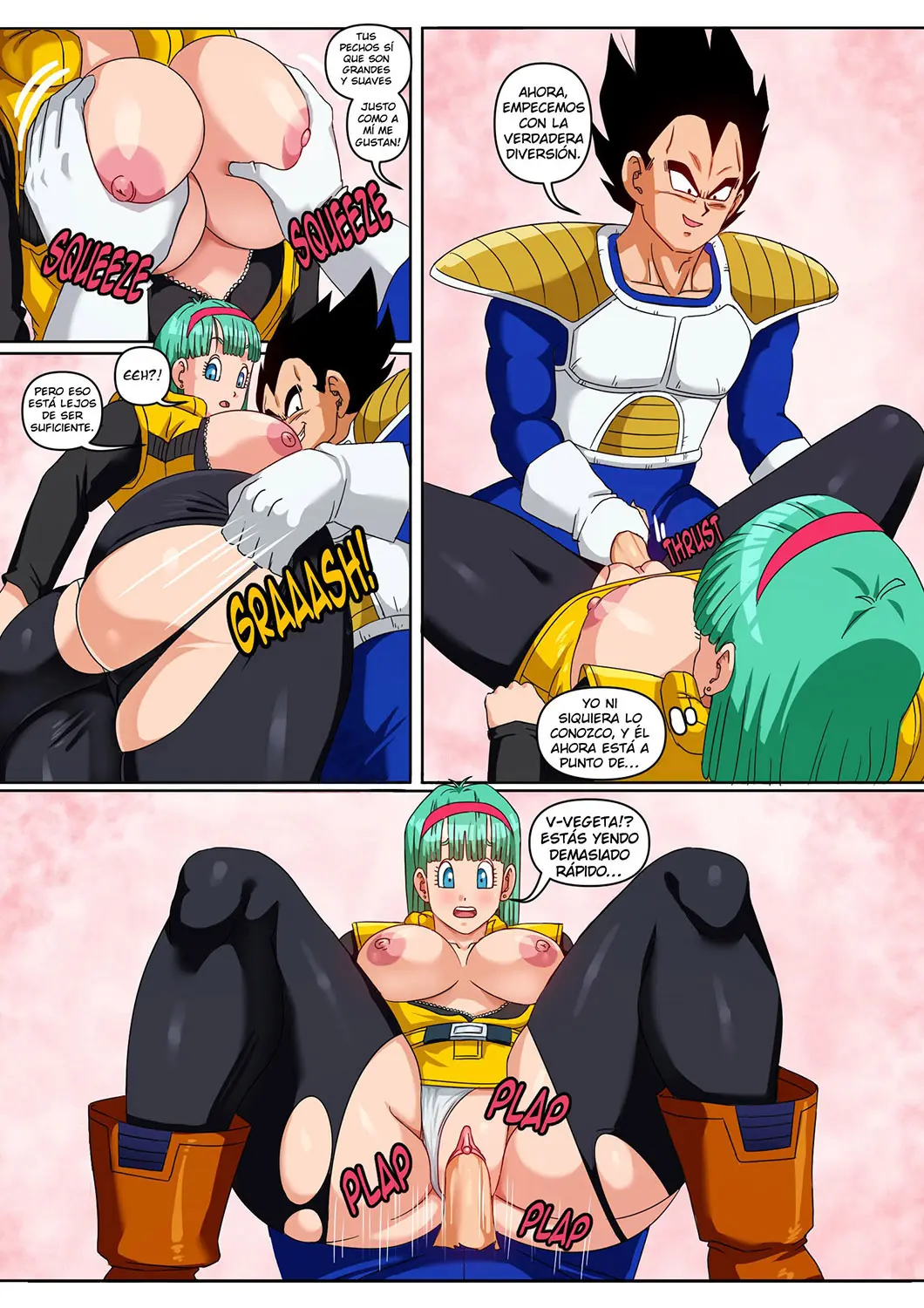 bulma y vegeta pink pawg 3