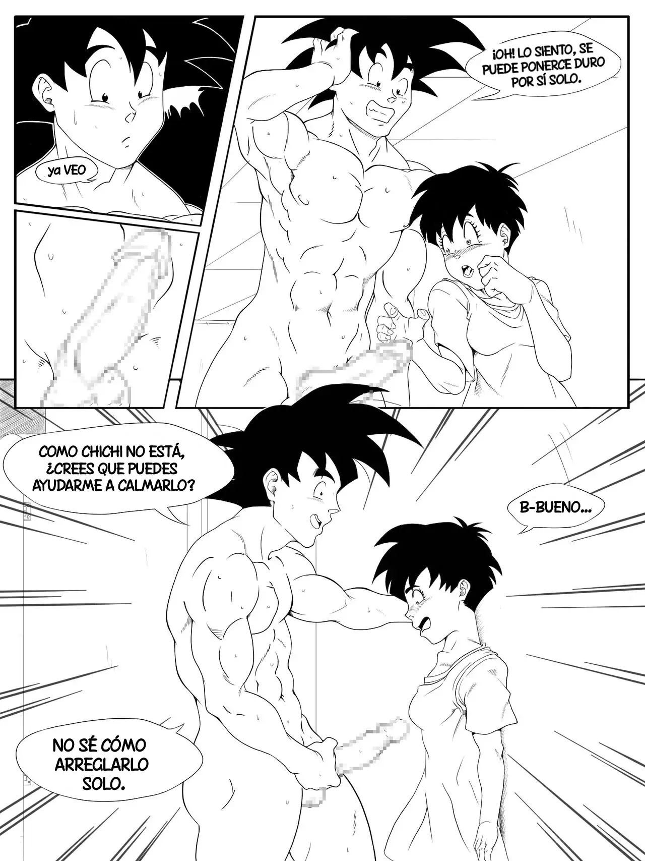 el duro encuentro de goku y videl sloghy 0 5
