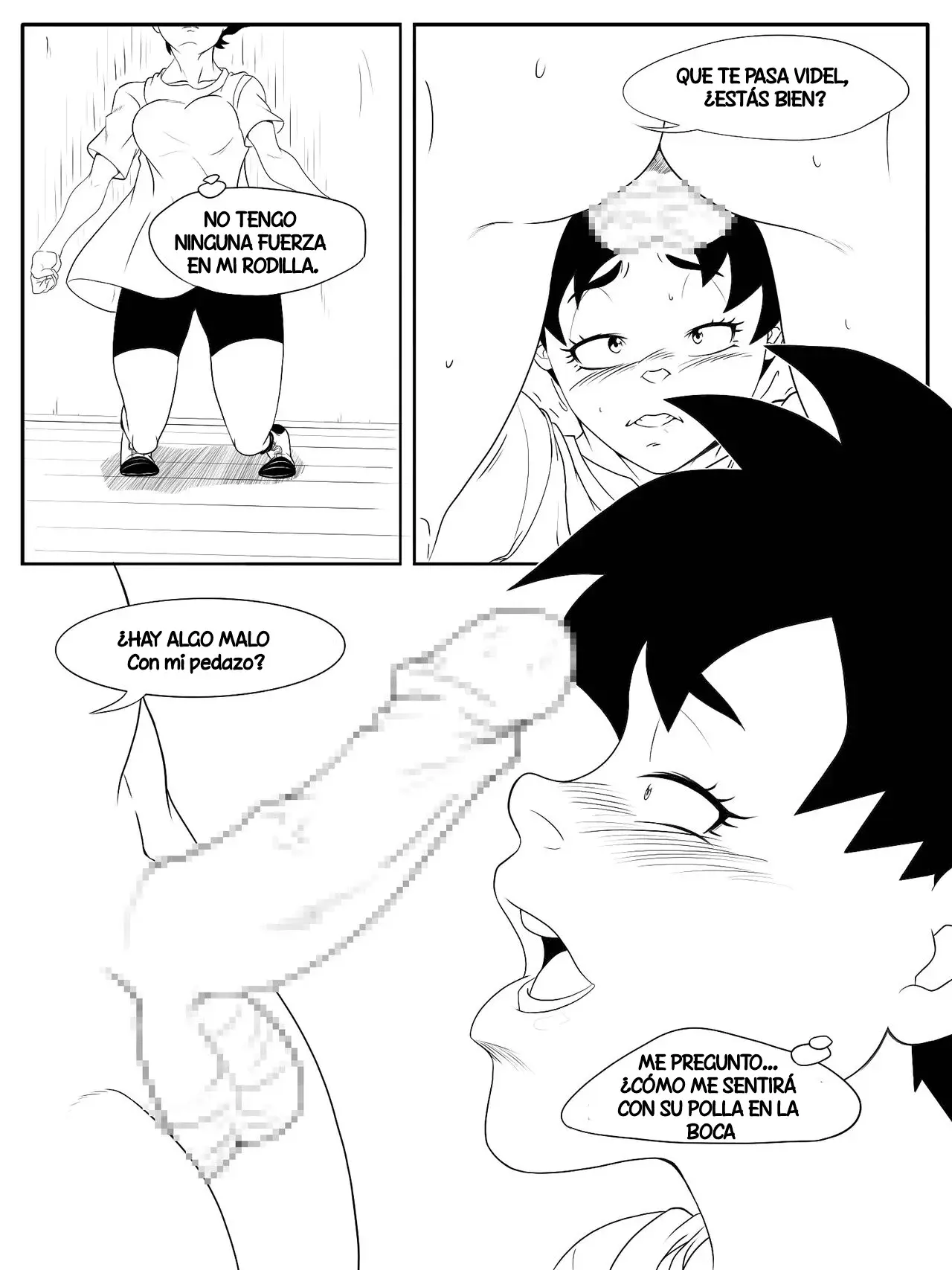 el duro encuentro de goku y videl sloghy 0 7