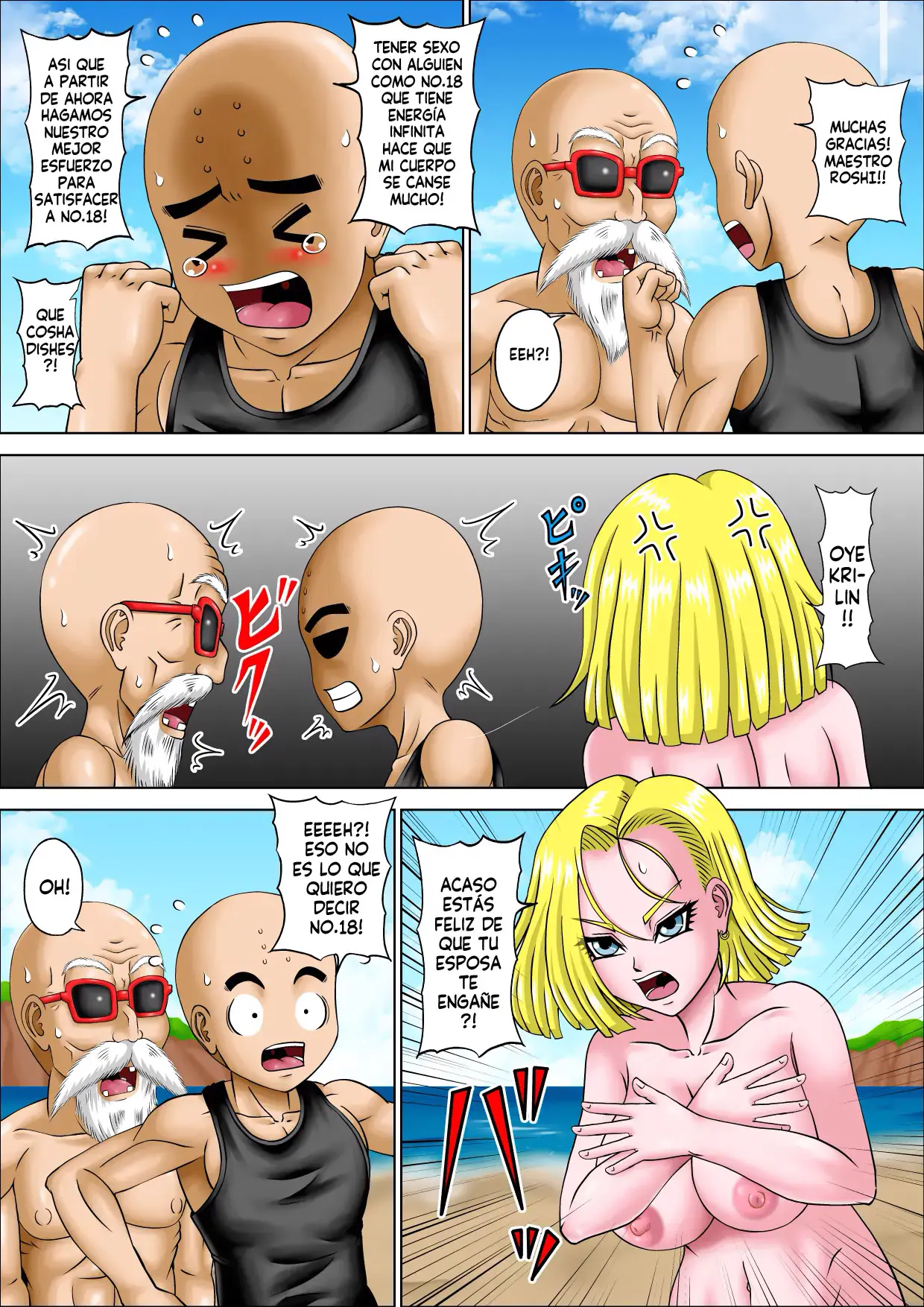 la violacion del maestro roshi muscleman 20