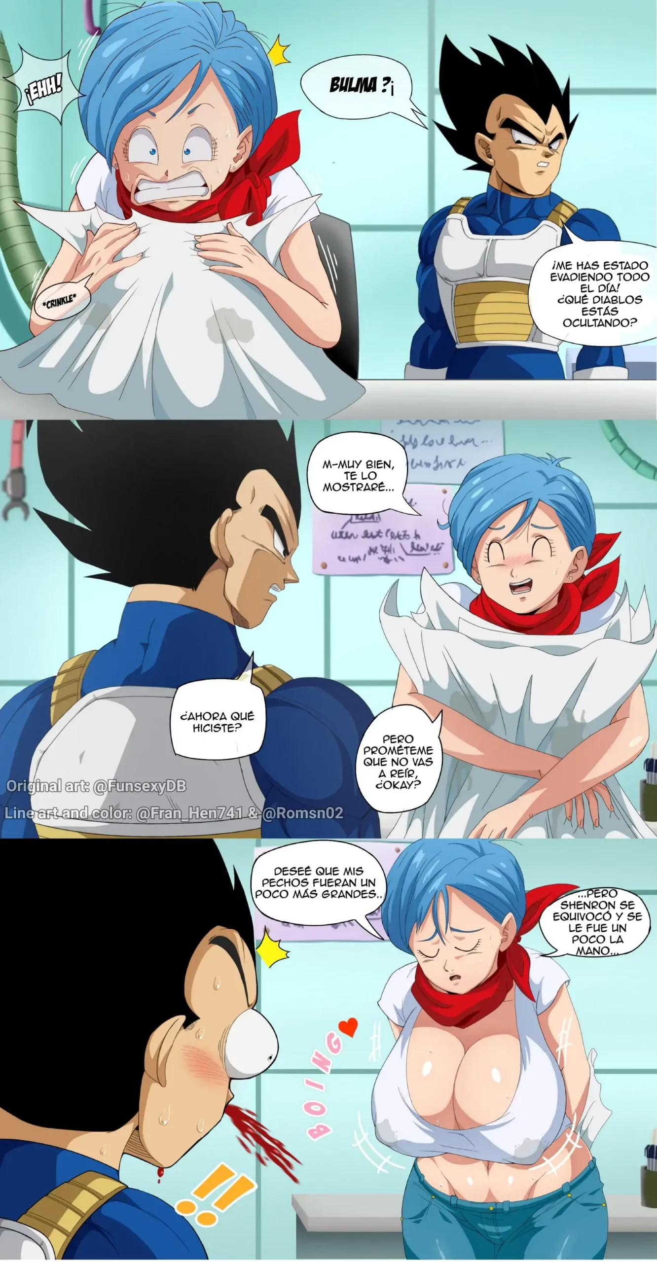 Las Nuevas Tetas De Bulma [FunsexyDB]