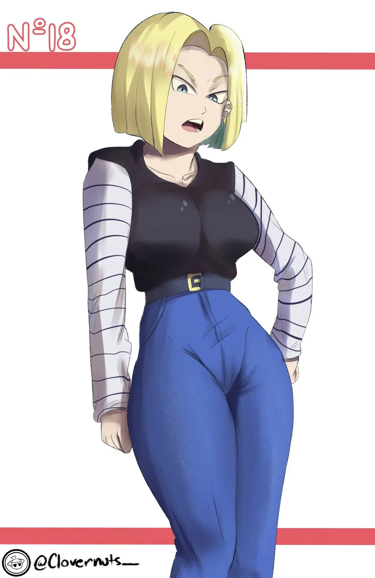 Androide 18 Follada Por Krilin [Clovernuts]