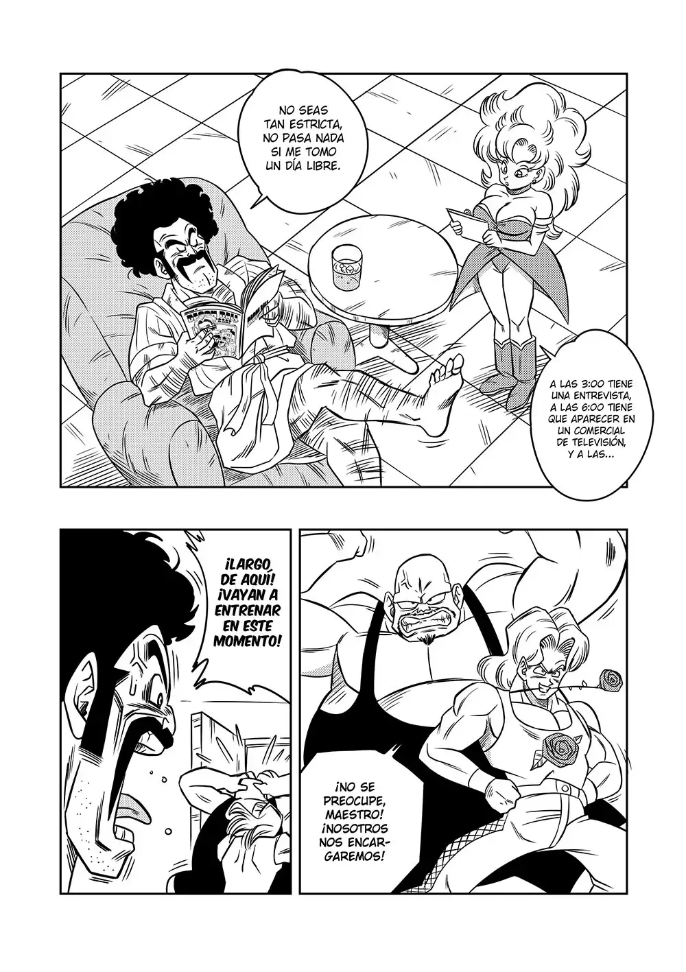 mister satan no himitsu no training 4