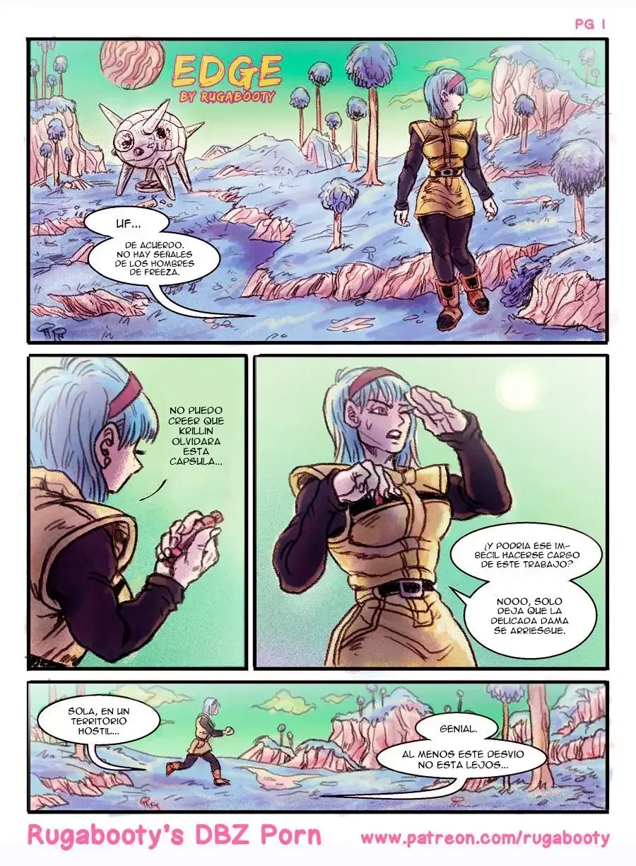 Bulma Se Encuentra A Vegeta En Namek [Rugabooty]