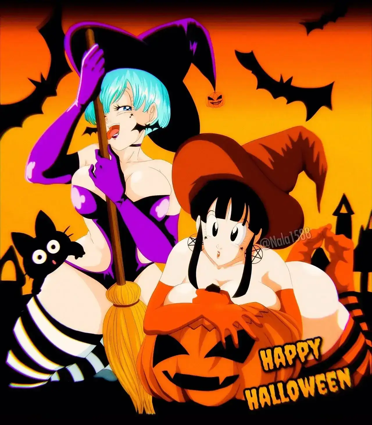 Una Poción De Amor Que Sale Mal Para Milk Y Bulma