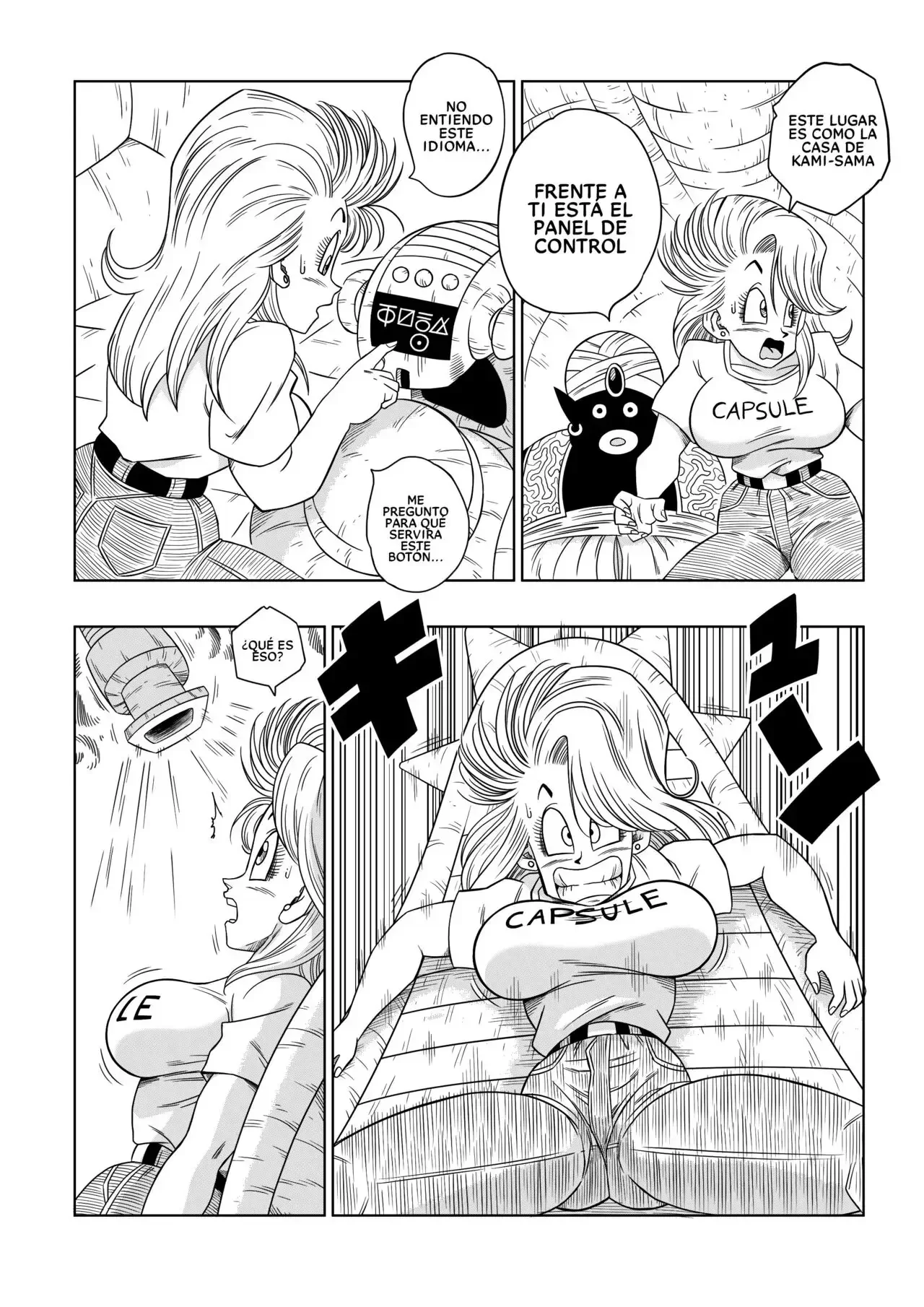 bulma conoce a mister popo 6