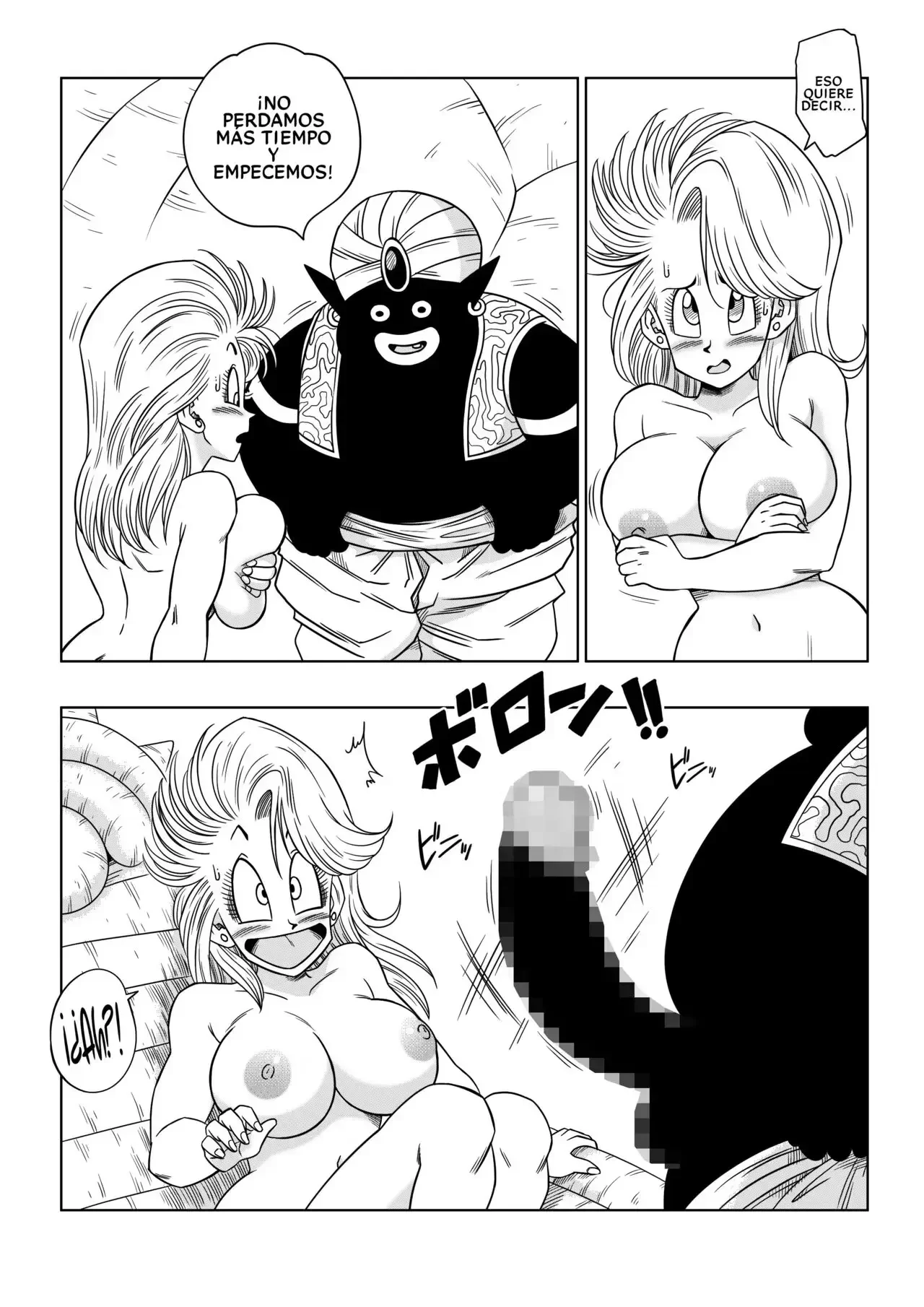 bulma conoce a mister popo 8