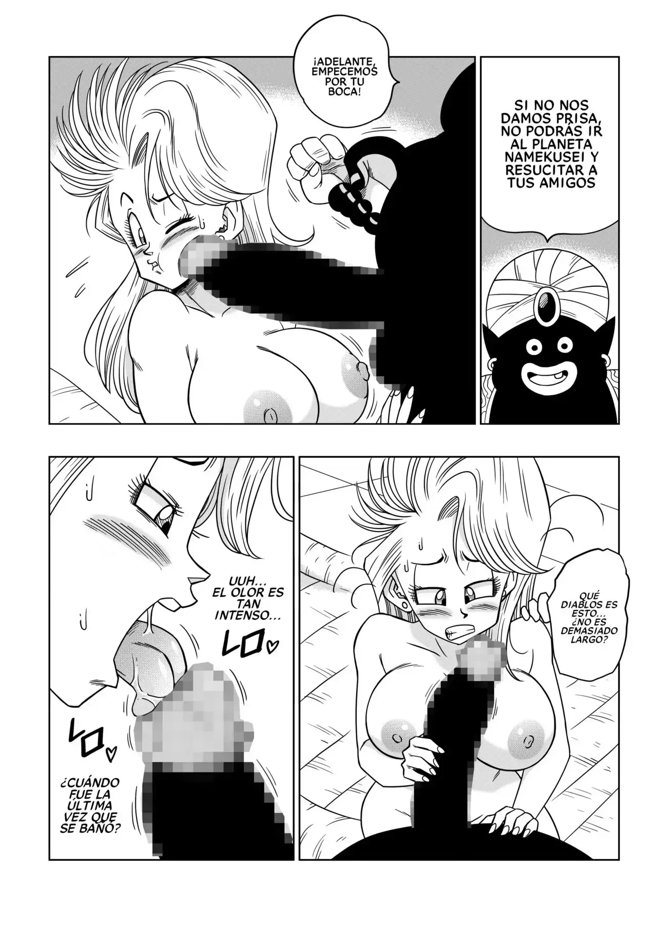 bulma conoce a mister popo 9