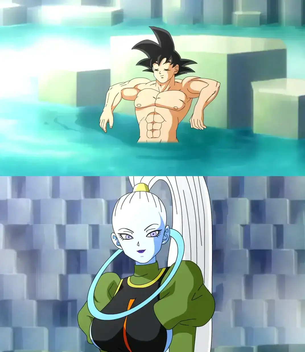 Goku Entrenando Con Vados